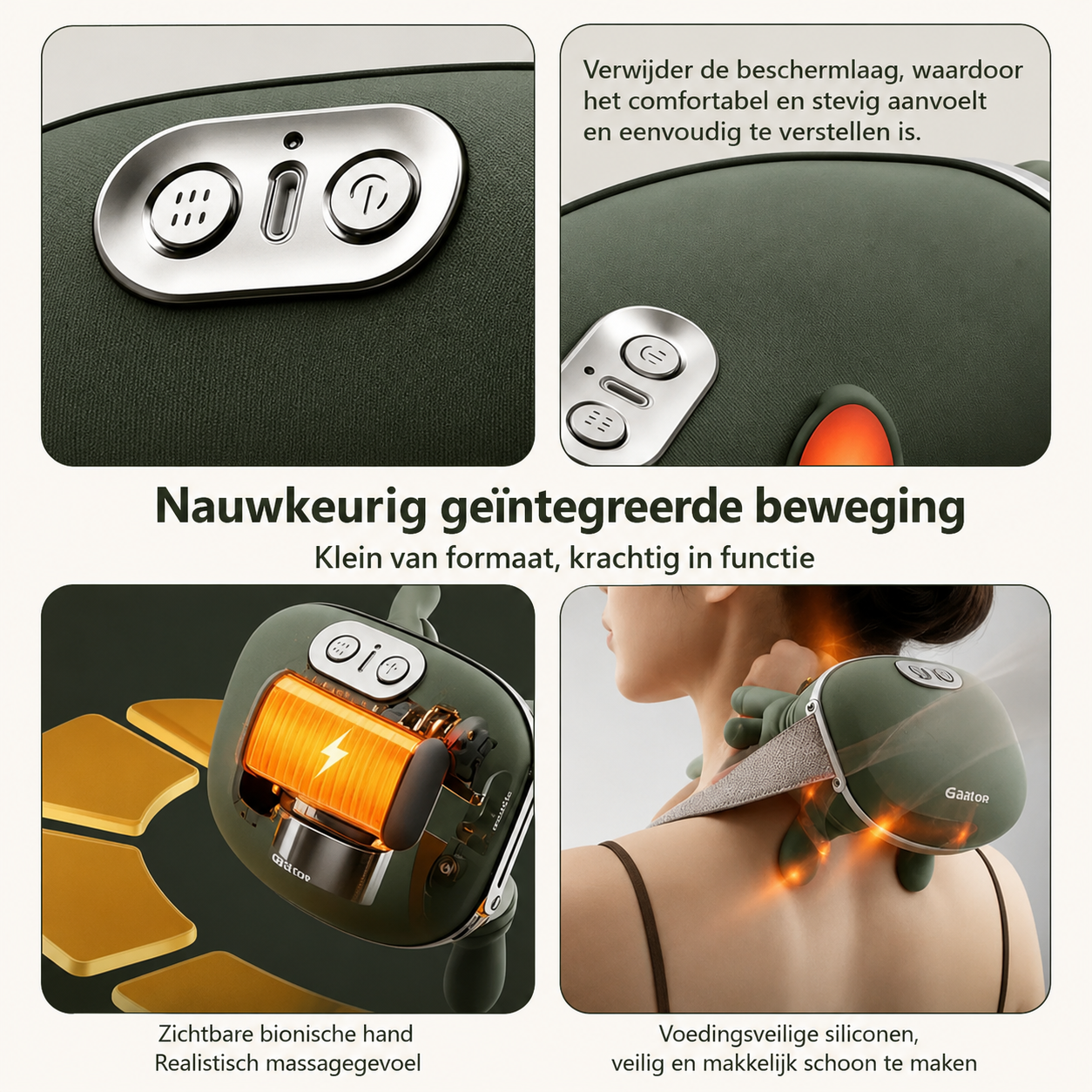 Verwarmde Nek en Schouder Massager