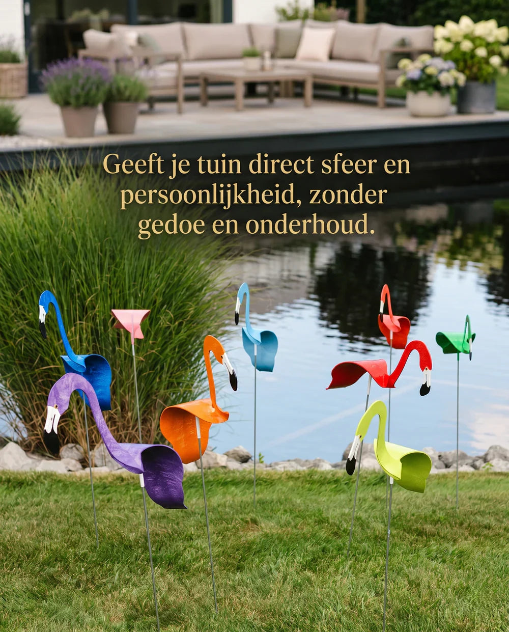 Winddansende Flamingo’s