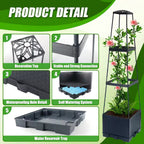 Verdanta™ Self-Watering Plantenbak met Klimrek