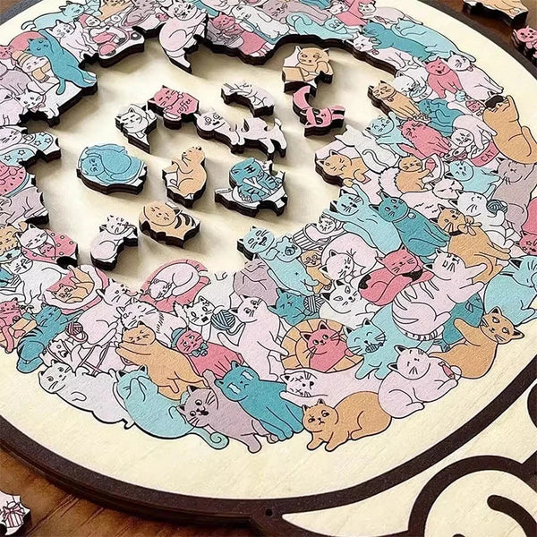 Kat Puzzel Verrassende Vormen