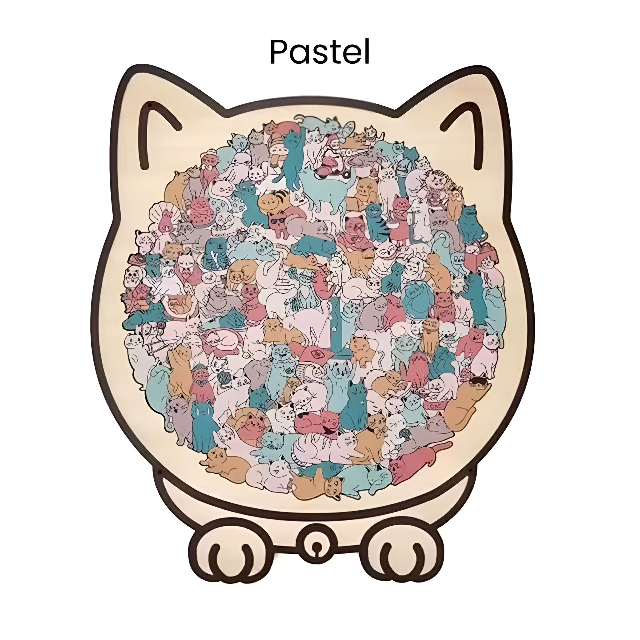 Kat Puzzel Verrassende Vormen